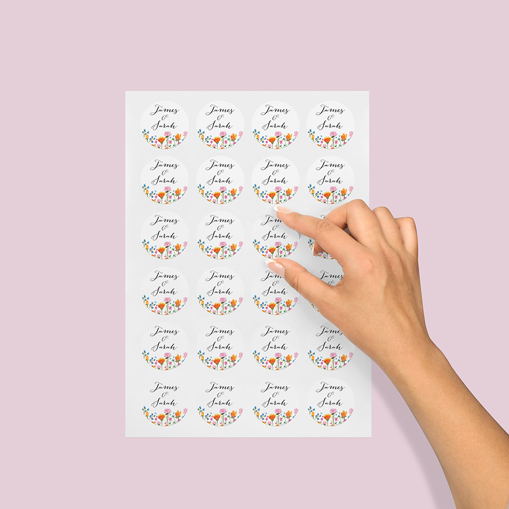 Pack of 'Wild Floral' Stickers