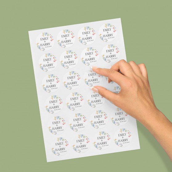 Pack of 'Wildflower Garden' Stickers