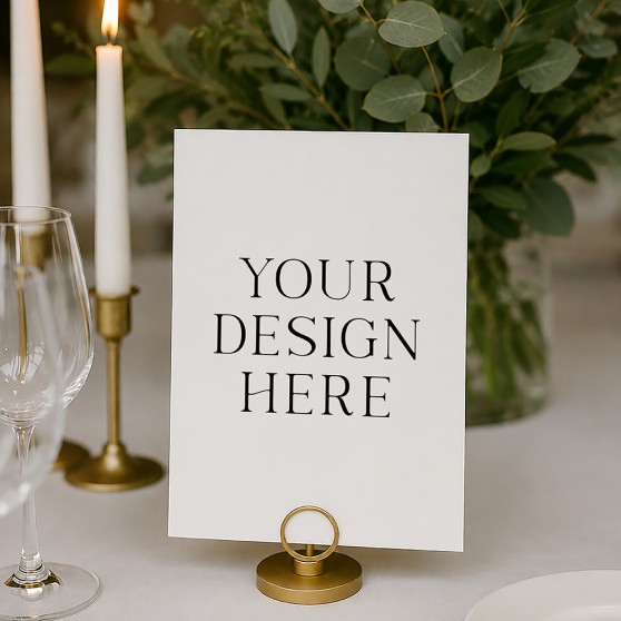 'Any Design/Your Own Design' Table Name/Number