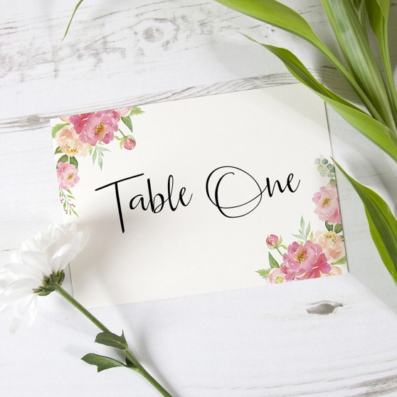 'Peony' Table Name/Number