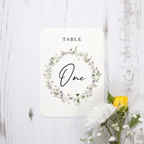 'Spring Blush SC13' Table Name/Number