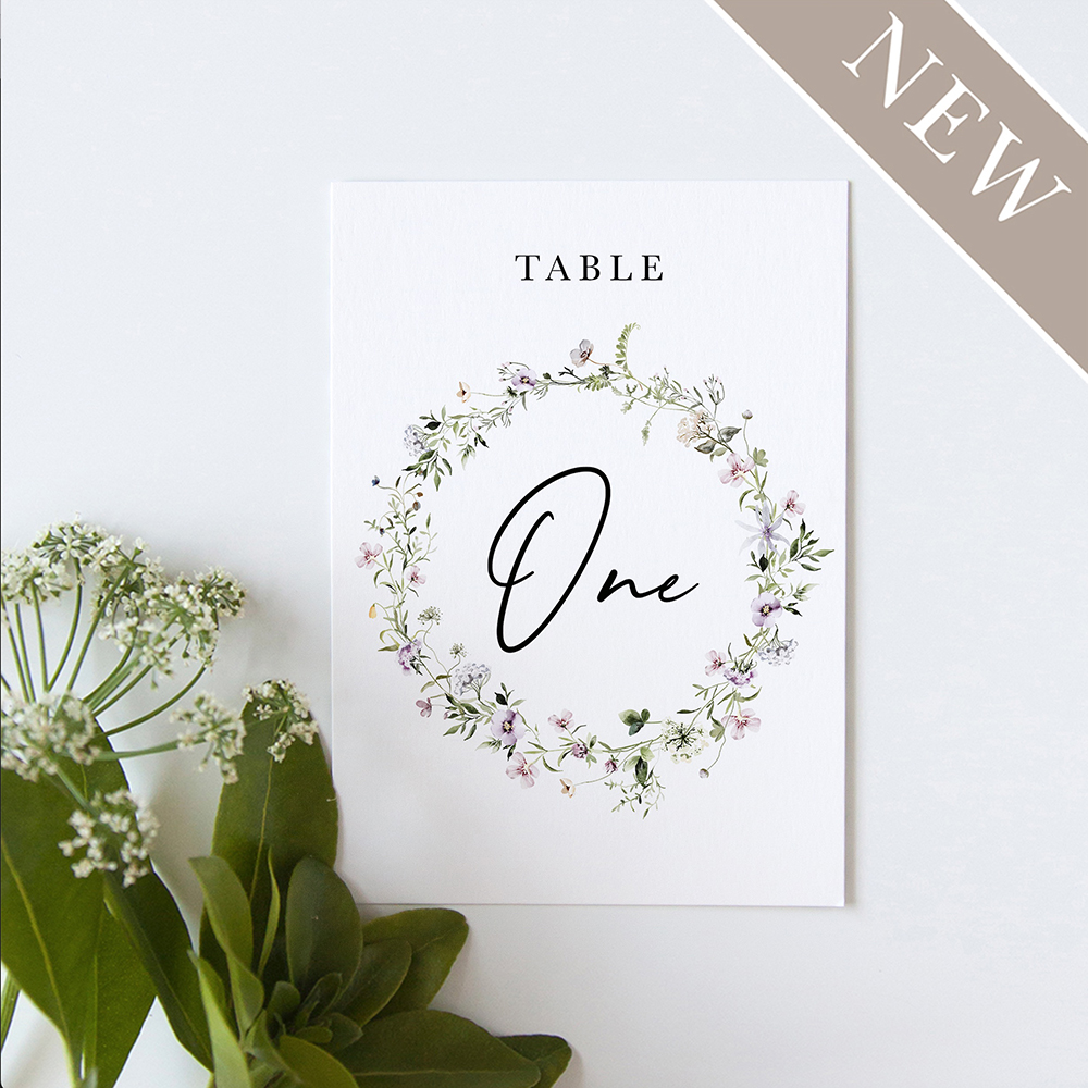 'Spring Blush SC13' Table Name/Number