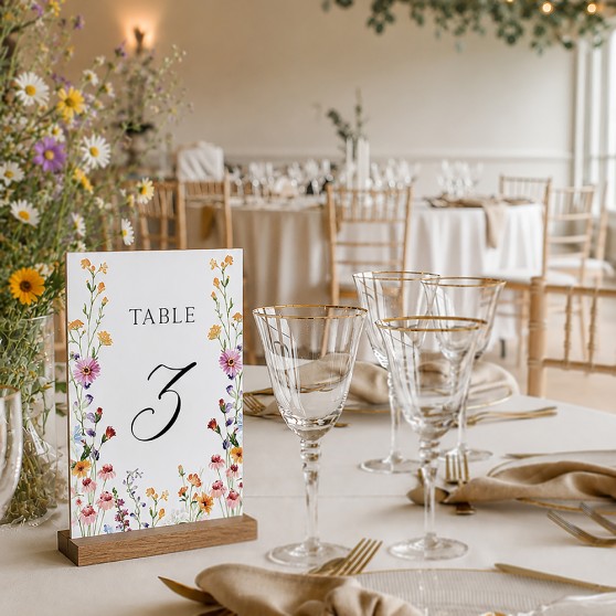 'Wildflower Garden WG10' Table Name/Number