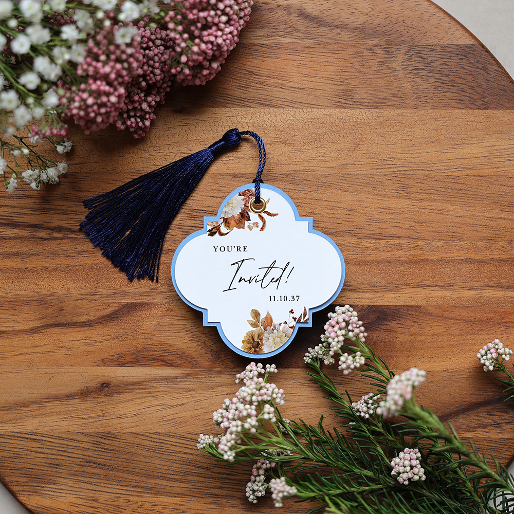 'Autumn Garden' Favour Tags