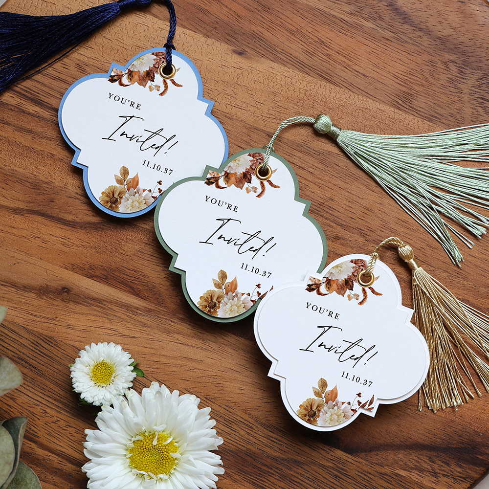 'Autumn Garden' Favour Tags