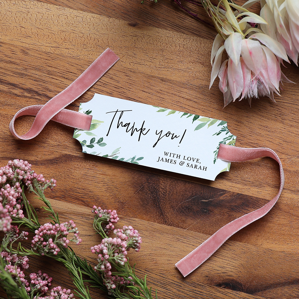 'Back to Nature' Favour Tags