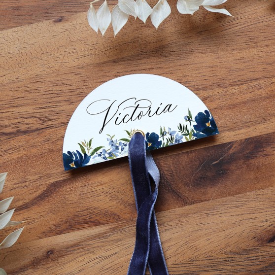 'Blue Velvet BV02' Favour Tags