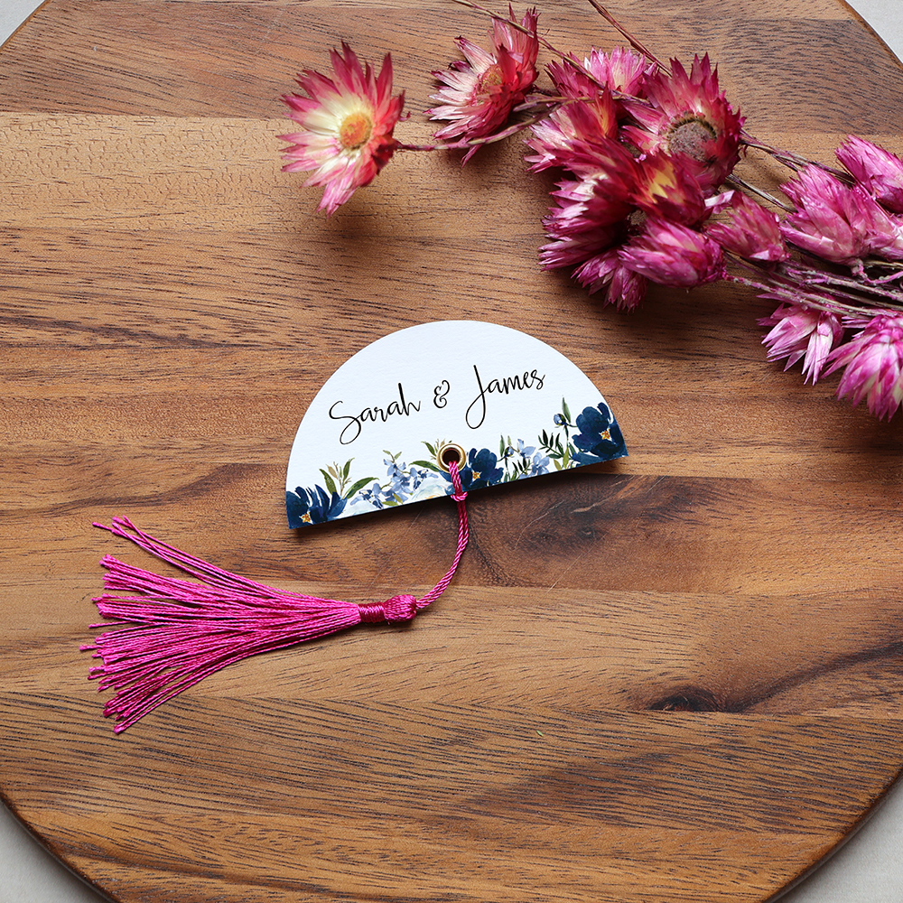 'Blue Velvet' Favour Tags