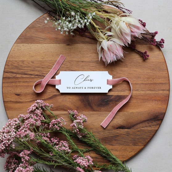 'Calligraphy 3' Favour Tags