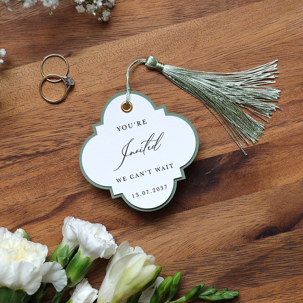 'Calligraphy 3' Favour Tags