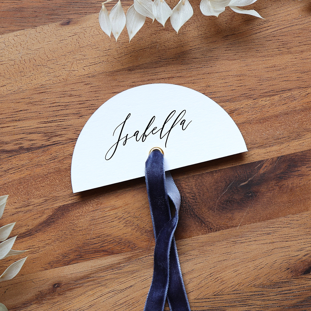 'Calligraphy 4' Favour Tags