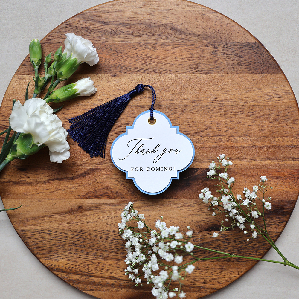 'Calligraphy 4' Favour Tags