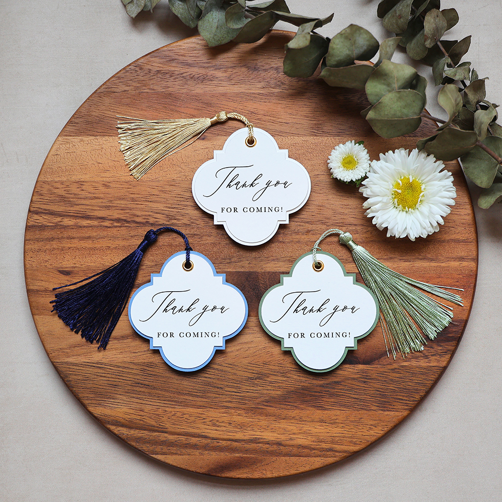 'Calligraphy 4' Favour Tags
