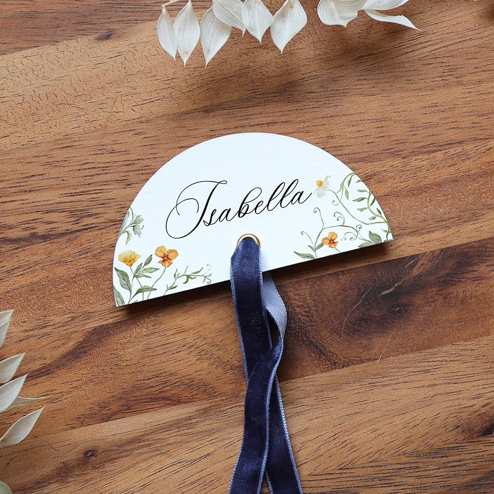 'Golden Meadow' Favour Tags