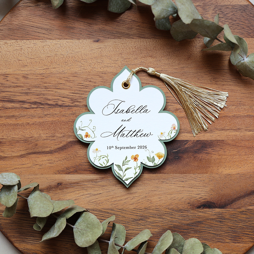 'Golden Meadow' Favour Tags