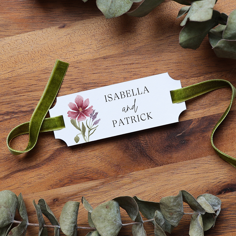 'Secret Garden' Favour Tags