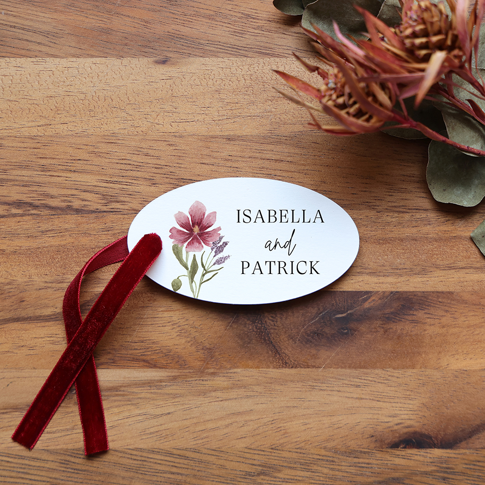 'Secret Garden' Favour Tags