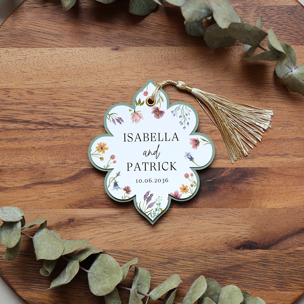 'Secret Garden' Favour Tags