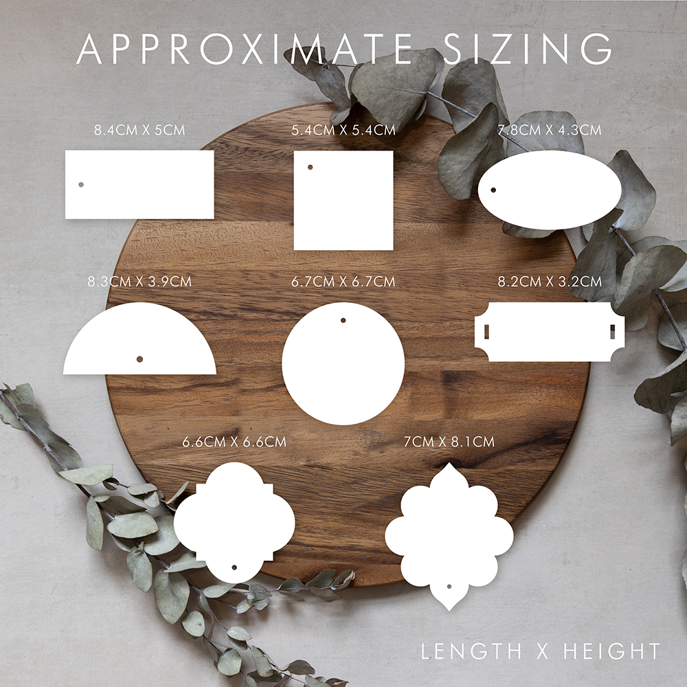 'Secret Garden' Favour Tags