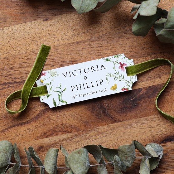 'Sweet Serenade' Favour Tags