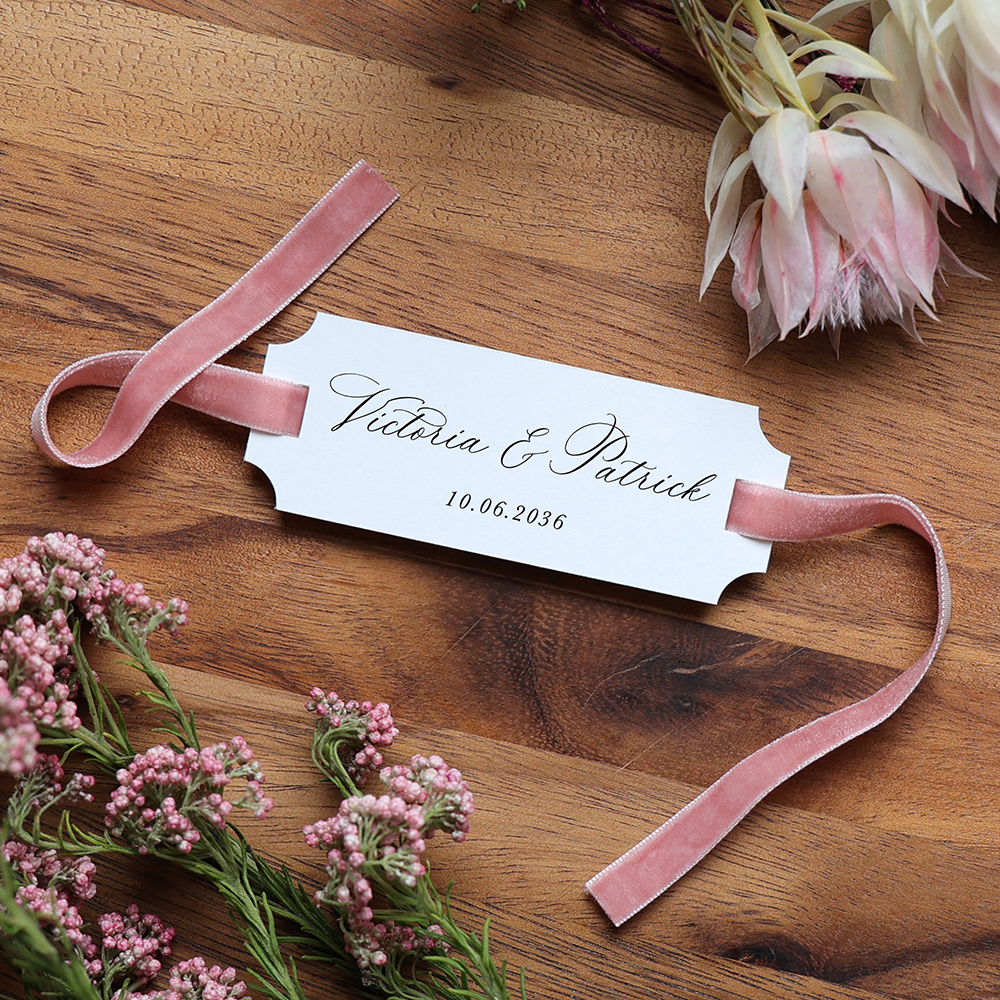 'Timeless' Favour Tags