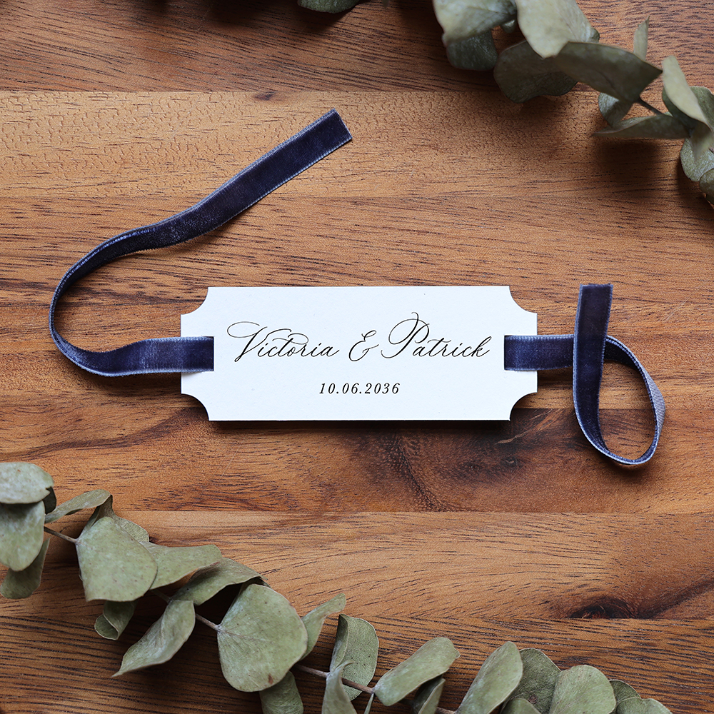'Timeless' Favour Tags