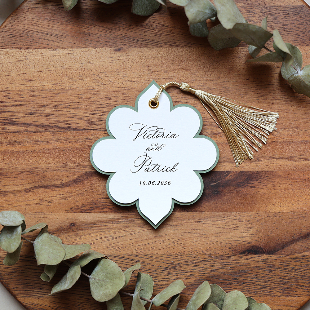 'Timeless' Favour Tags