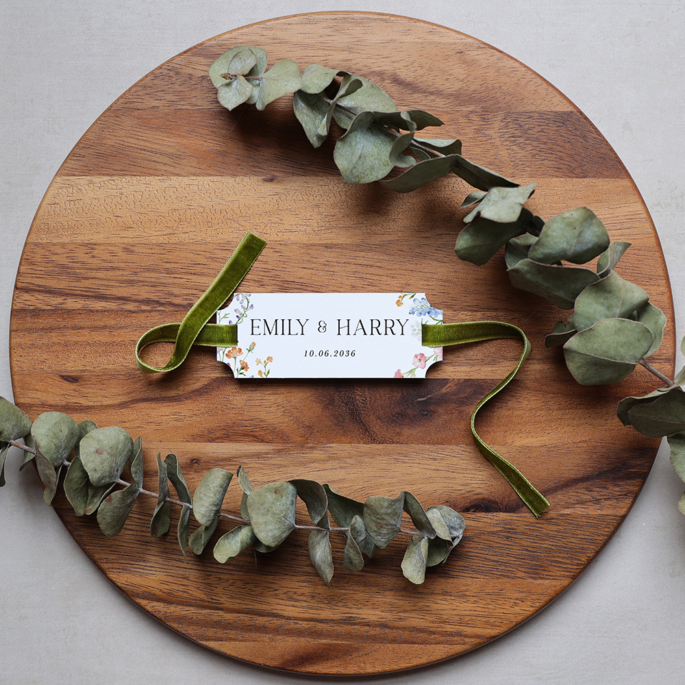 'Wildflower Garden' Favour Tags