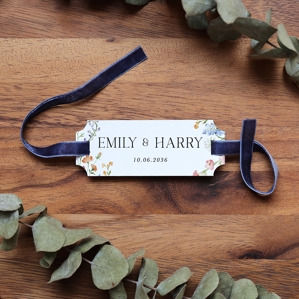 'Wildflower Garden' Favour Tags