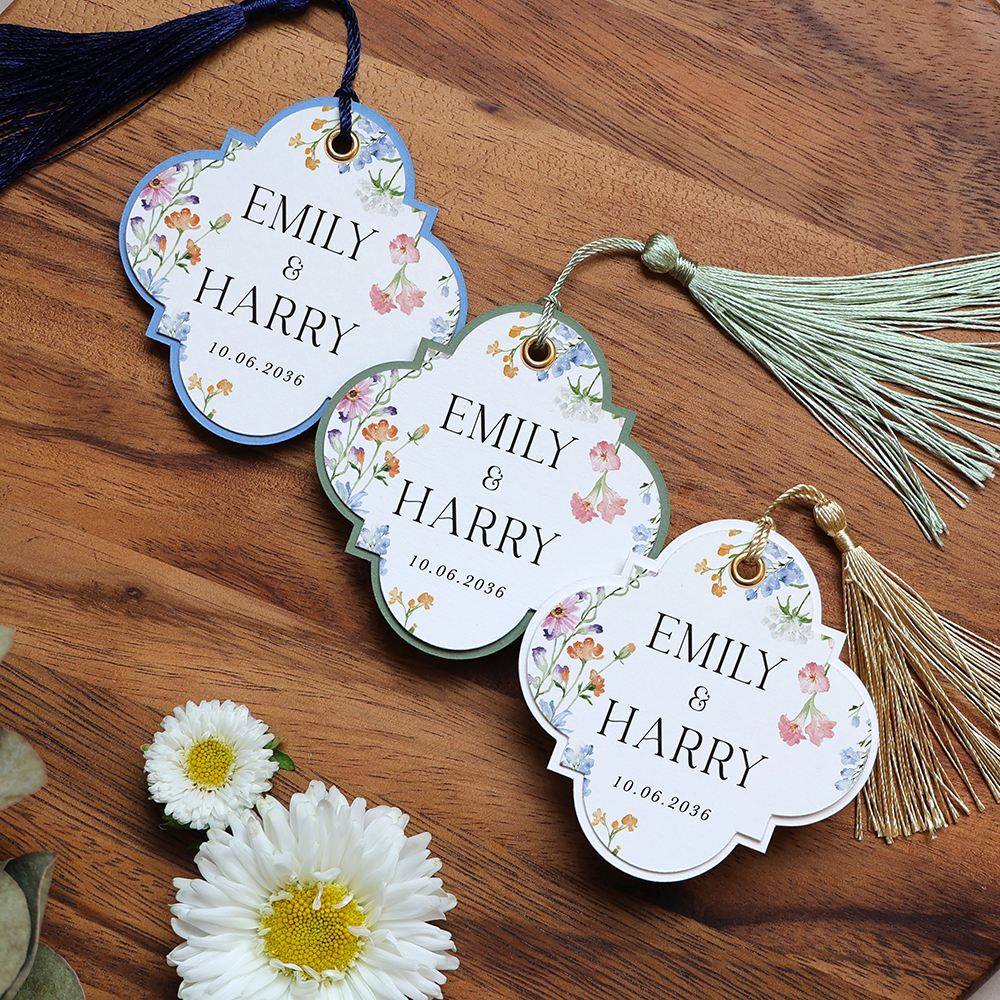 'Wildflower Garden' Favour Tags