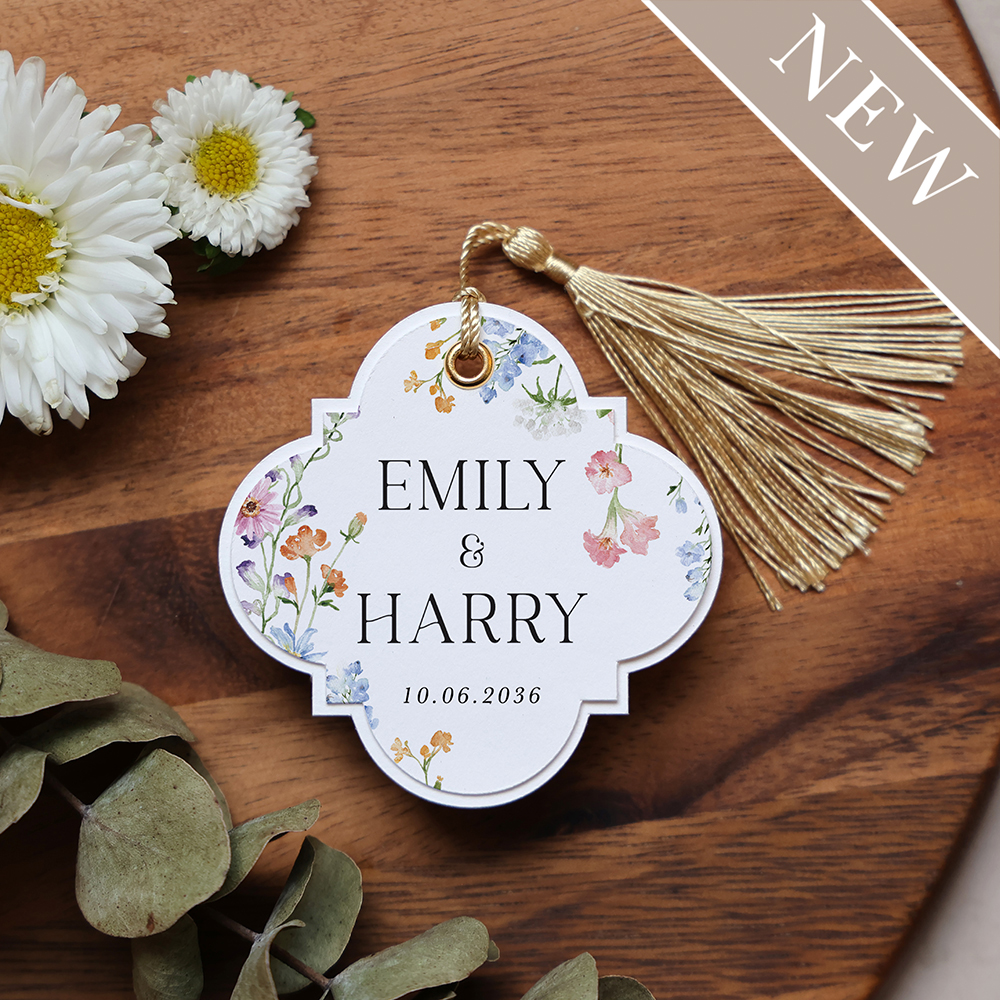 'Wildflower Garden' Favour Tags