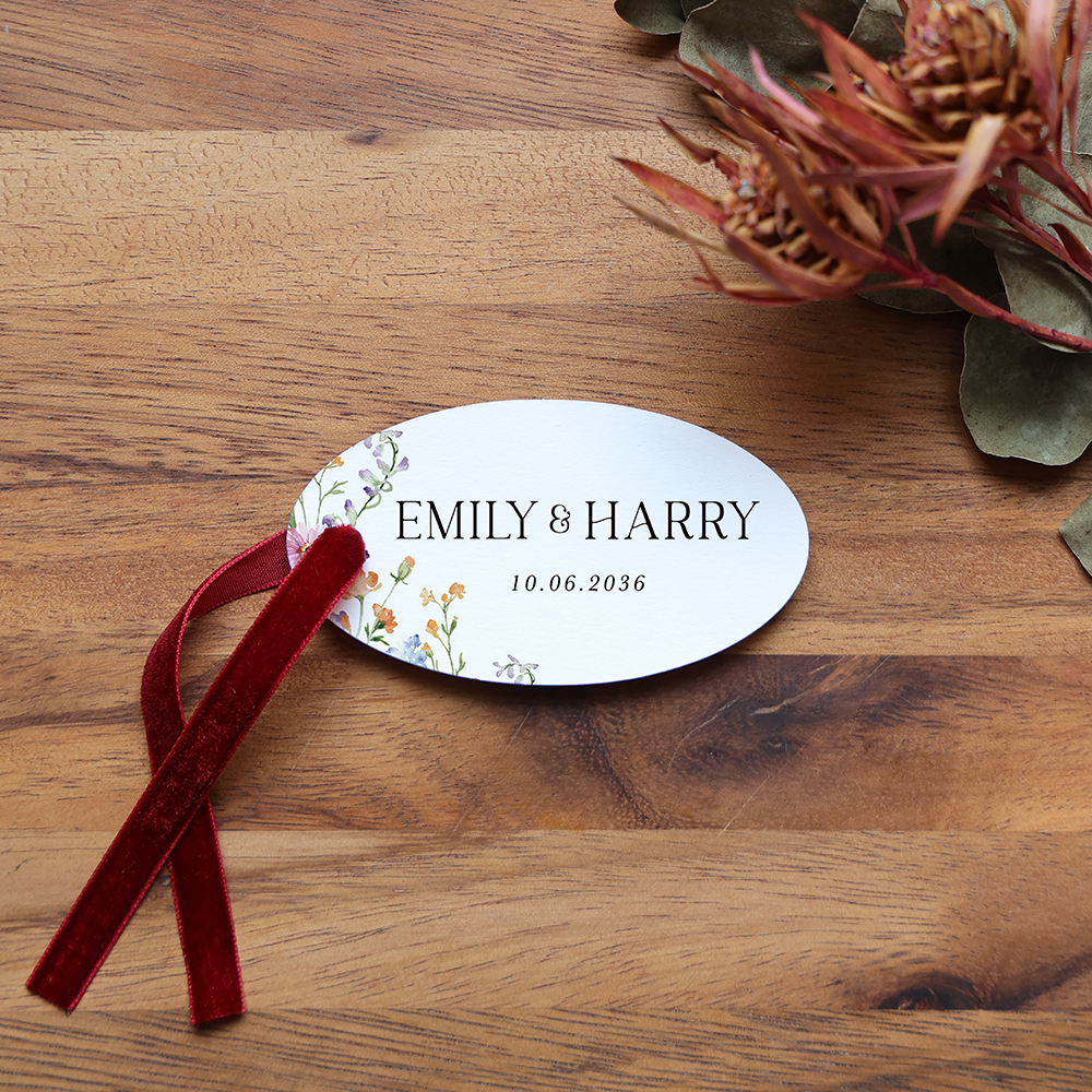 'Wildflower Garden' Favour Tags