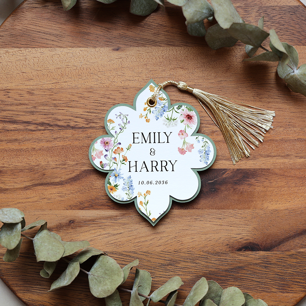 'Wildflower Garden' Favour Tags