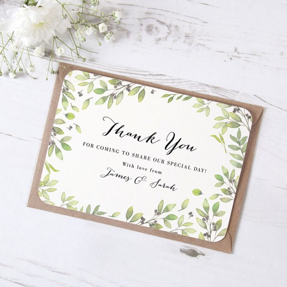 Standard Thank You Cards