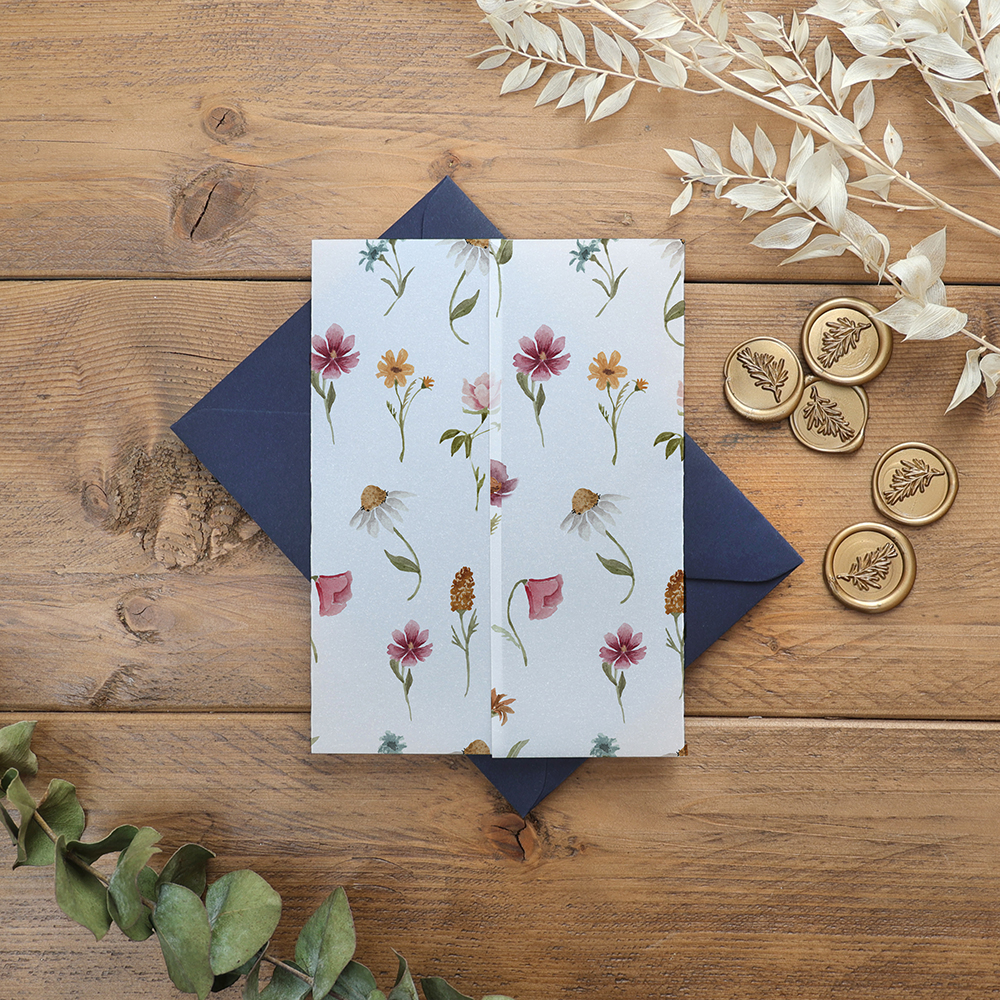 'Secret Garden' Vellum Wrap