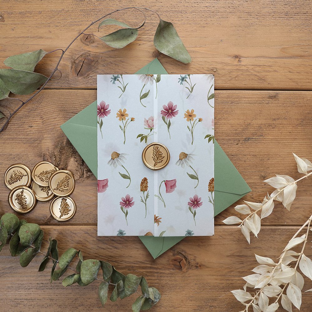 'Secret Garden' Vellum Wrap