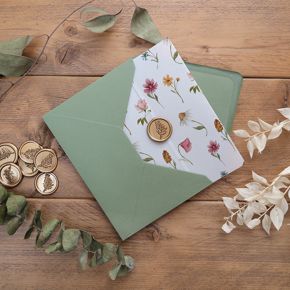 'Secret Garden' Vellum Wrap