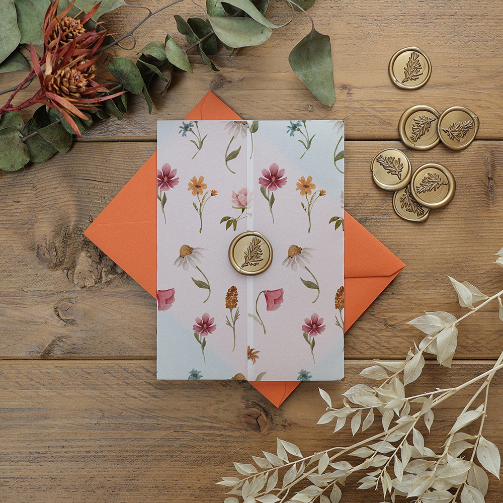 'Secret Garden' Vellum Wrap