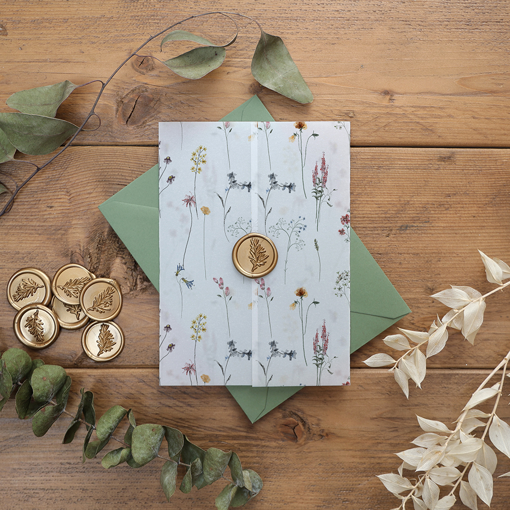 'Vintage Romance' Vellum Wrap
