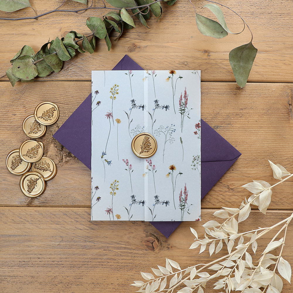 'Vintage Romance' Vellum Wrap