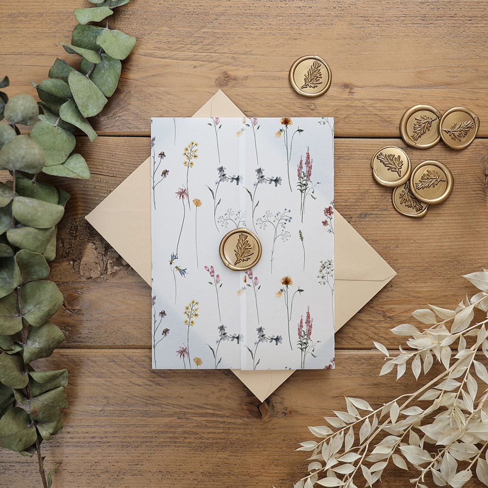 'Vintage Romance' Vellum Wrap