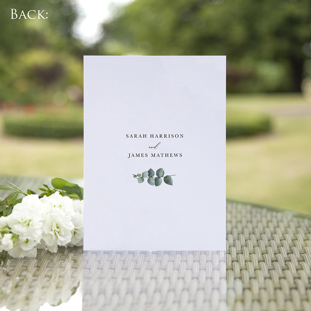 'Eucalyptus Blush' Wedding Vows & Readings