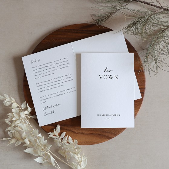 'Timeless' Wedding Vows