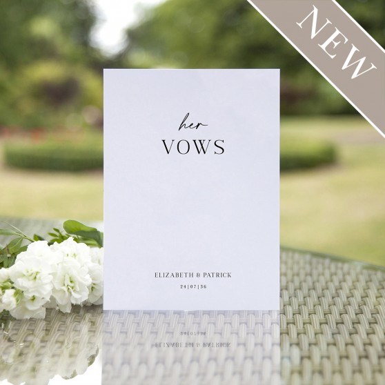 'Timeless' Wedding Vows