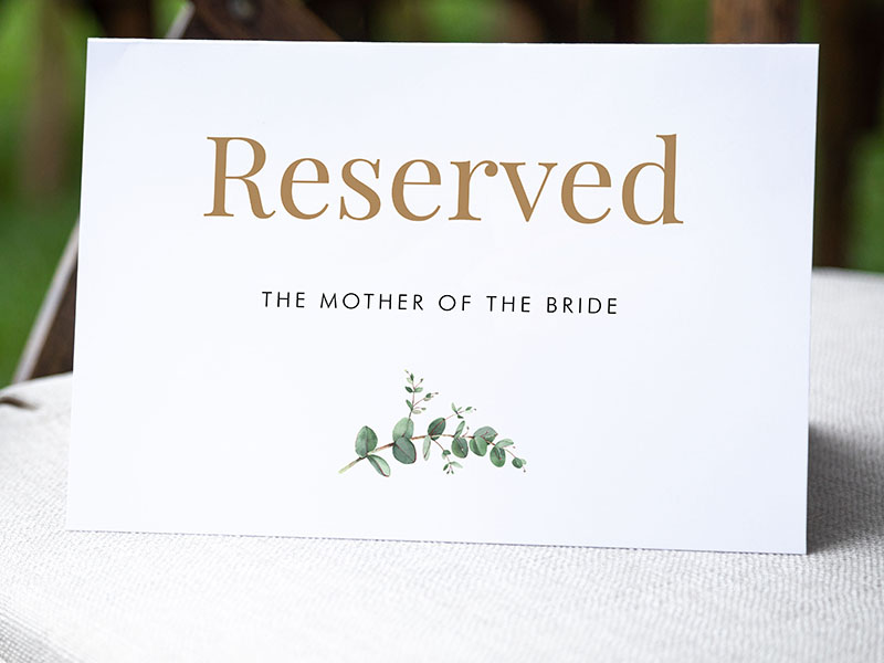 Wedding Day Signs: The Stationery Your Big Day Needs